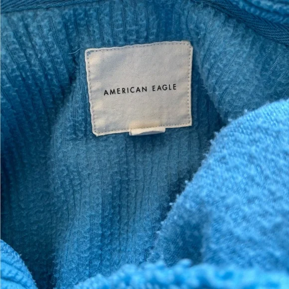 Blue Sherpa Jacket, American Eagle! 💙 - Picture 5 of 5
